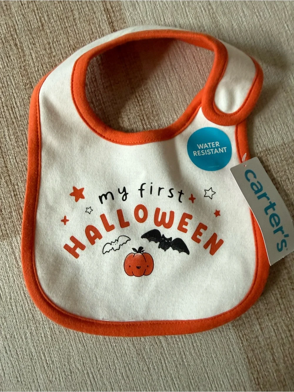 NWT Carter's My First Halloween & My First Thanksgiving Baby Bibs
